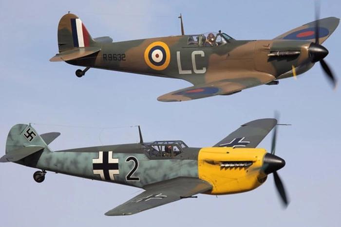 Spitfires i Messerschmitts